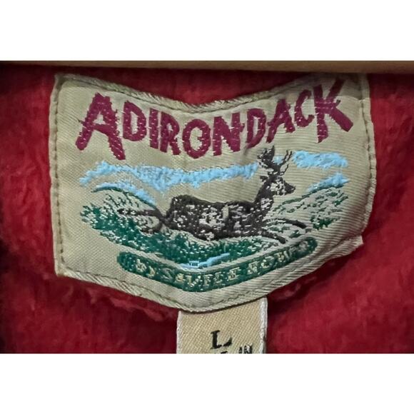 Adirondack by Savile Row Mens Jacket Coat Canvas Utility Hood Fleece-Lined Sz L - Picture 4 of 5
